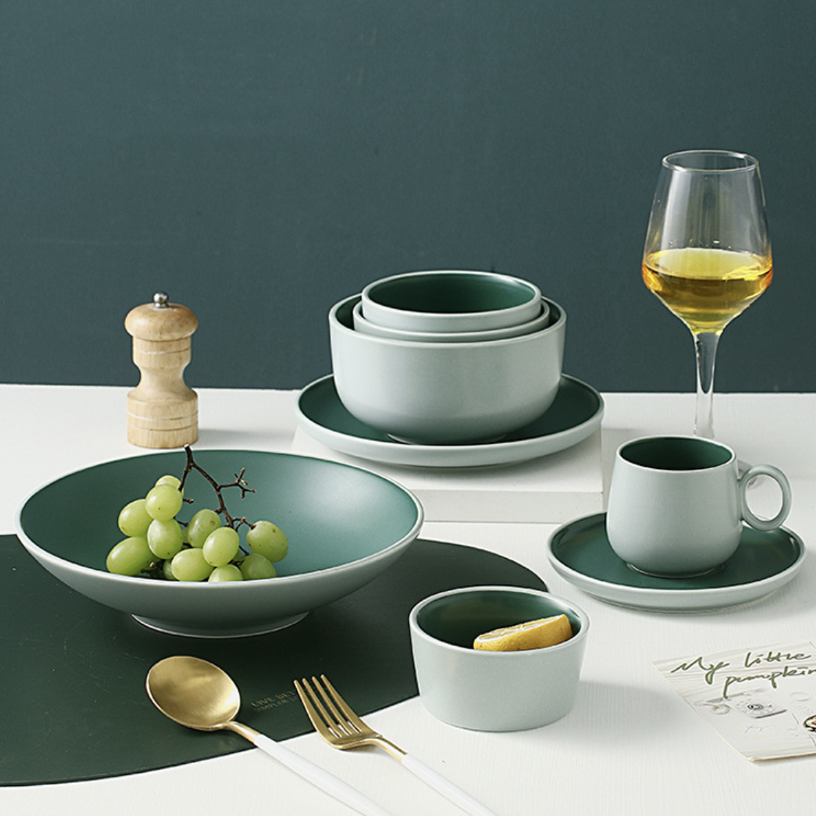 Zoella Dessert Bowl Green 150 ml Nestasia