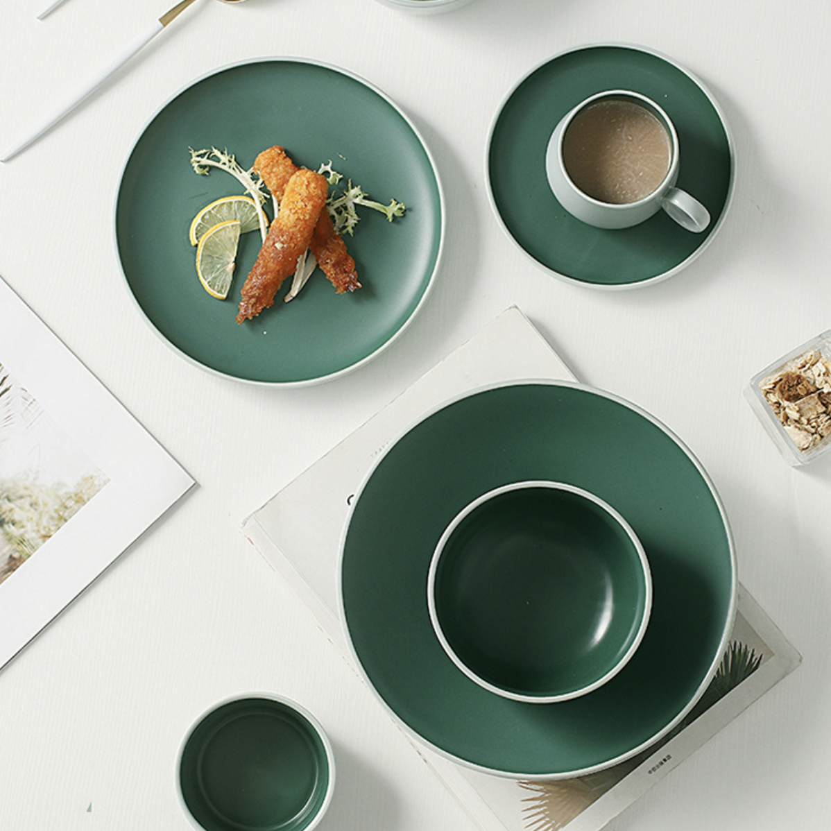 Zoella Dinner Plate Green Nestasia