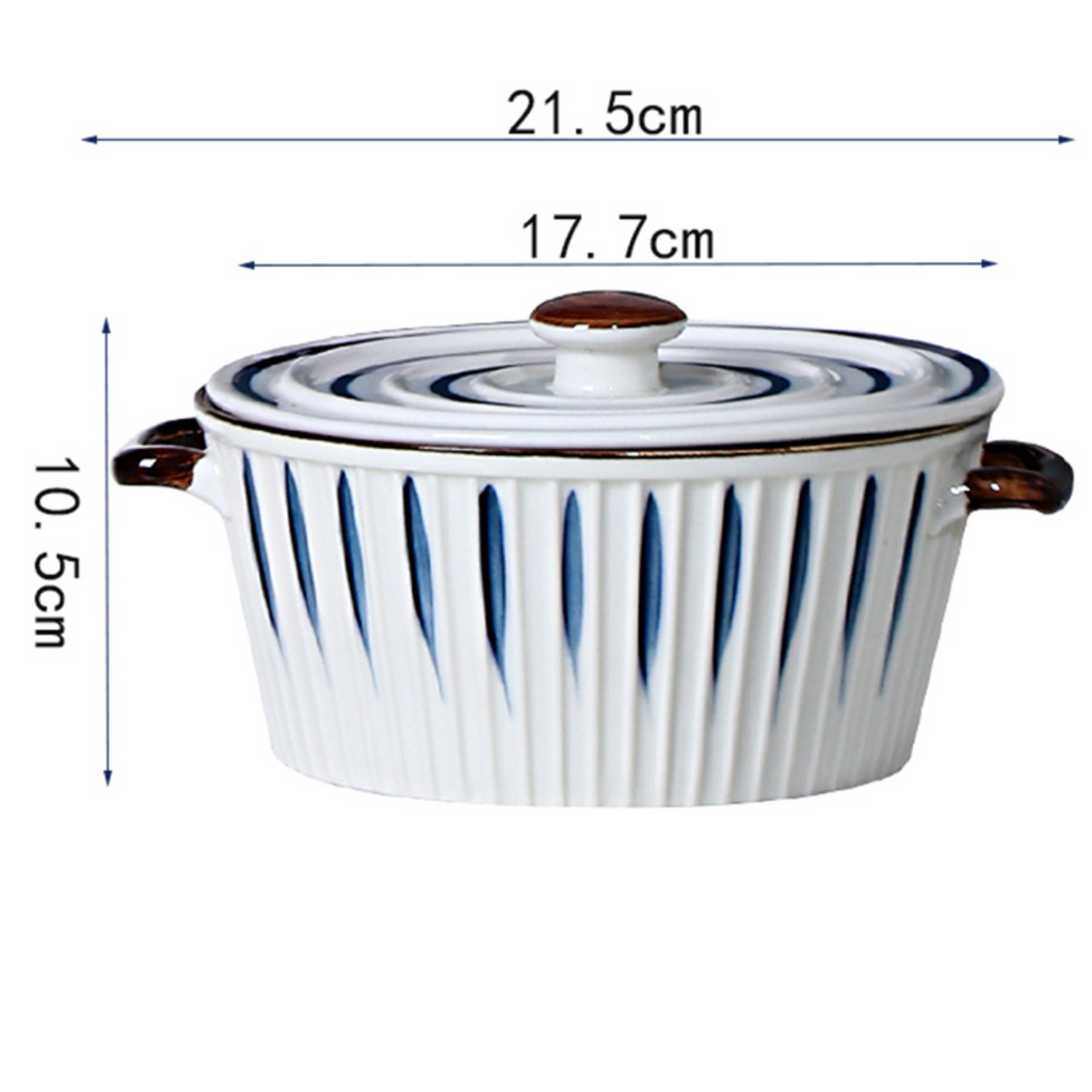 Capri Microwave Safe Ceramic Pot Nestasia