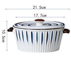 Capri Microwave Safe Ceramic Pot Nestasia