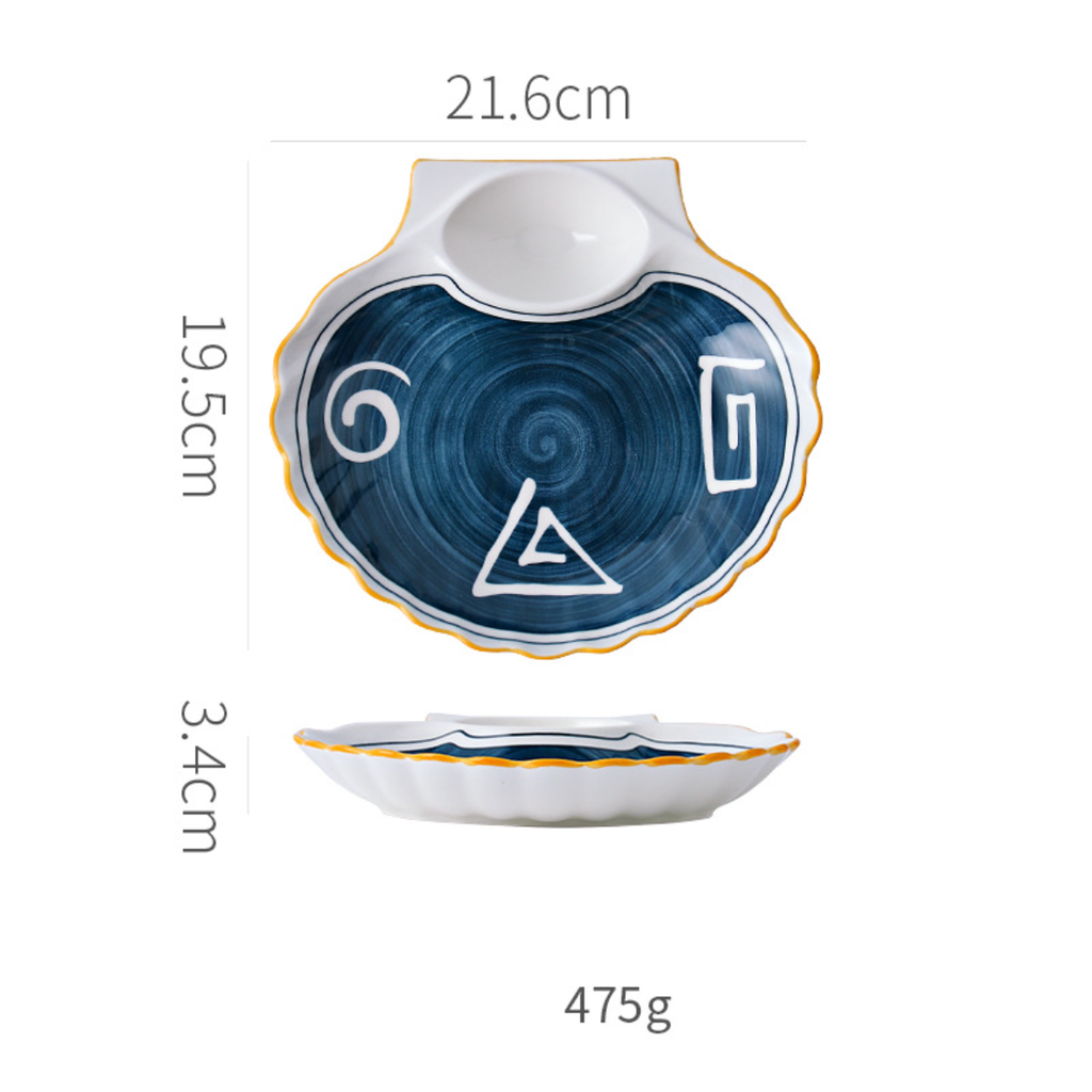Shell Capri Section Plate Nestasia