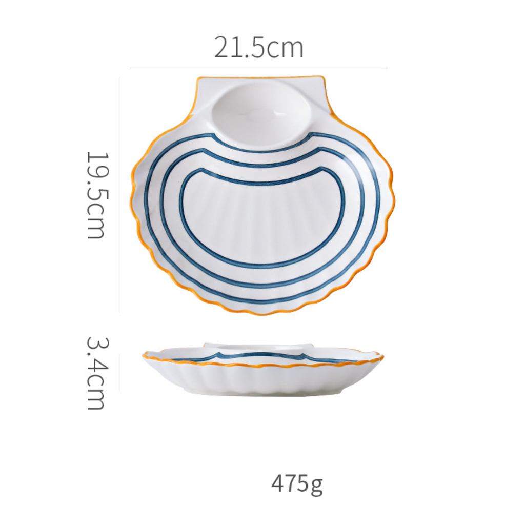 Shell Capri Section Plate Nestasia