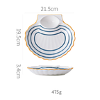 Shell Capri Section Plate Nestasia