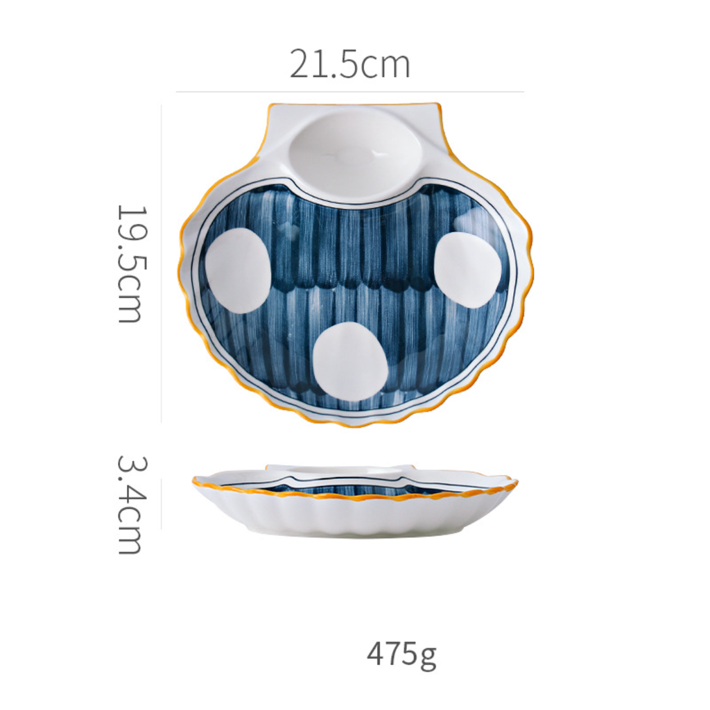 Shell Capri Section Plate Nestasia