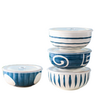 Nitori Swirl Ceramic Serving Bowl 650ml Nestasia