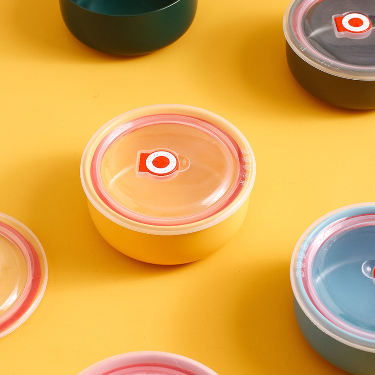 Colorful Bowl With Lid Nestasia