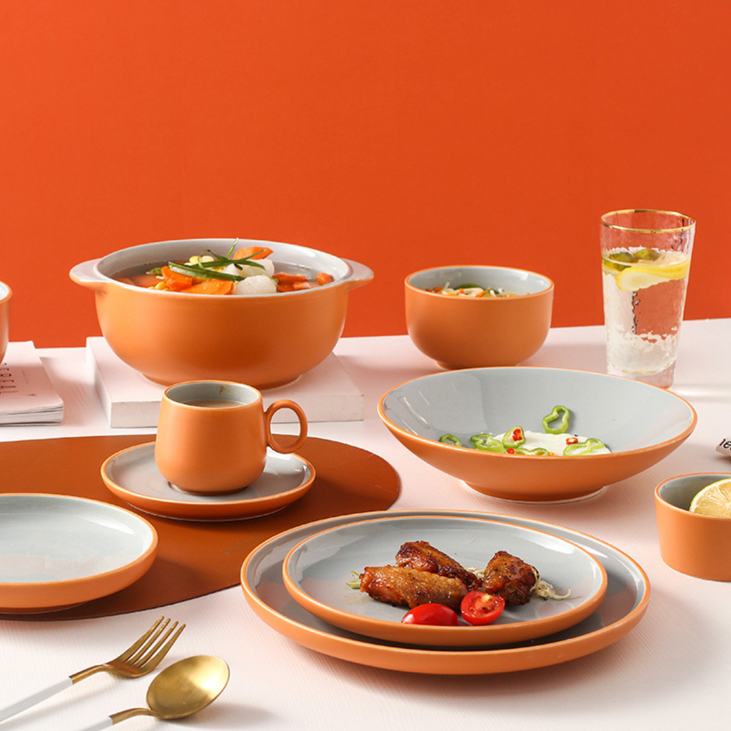 Zoella Pasta Plate Grey Nestasia