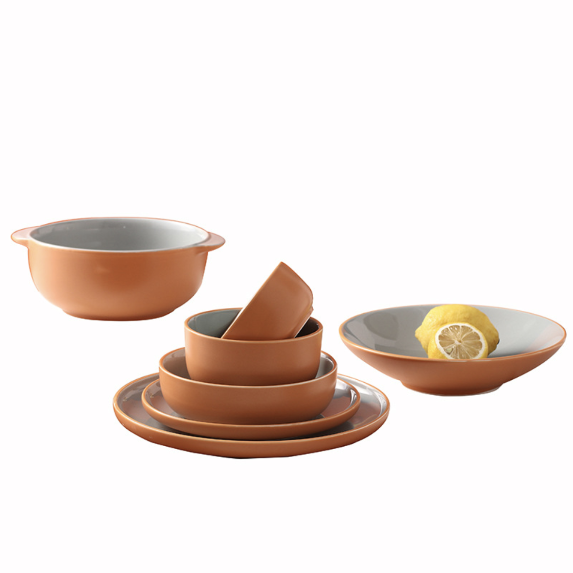 Zoella Pasta Plate Grey Nestasia