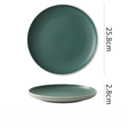 Zoella Dinner Plate Green Nestasia