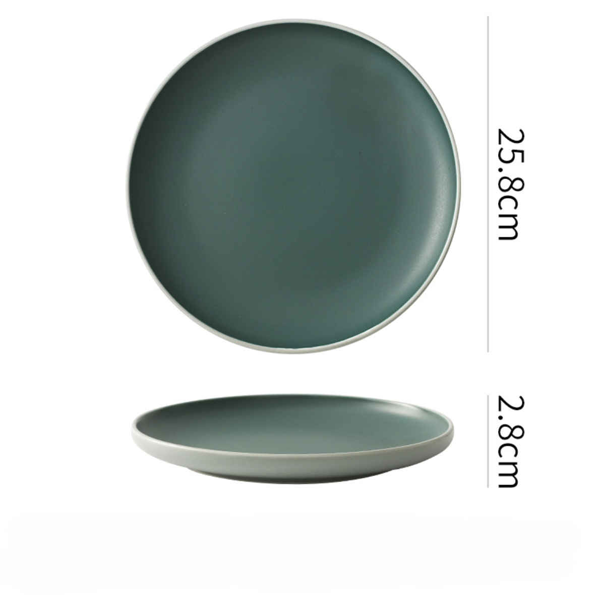Zoella Dinner Plate Green Nestasia