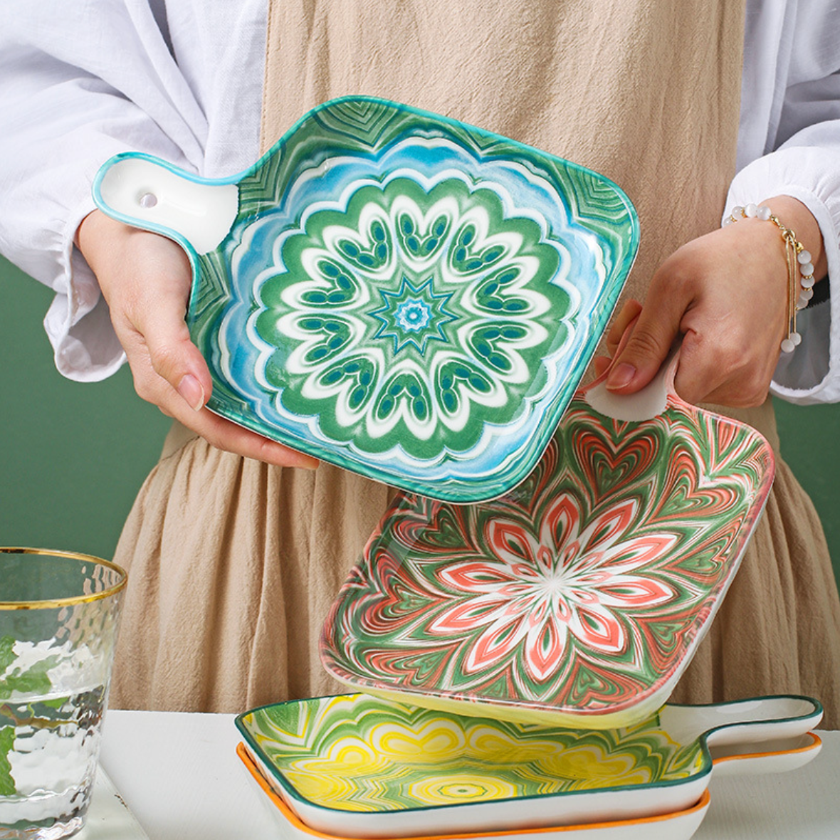 Mandala Baking Plate Nestasia