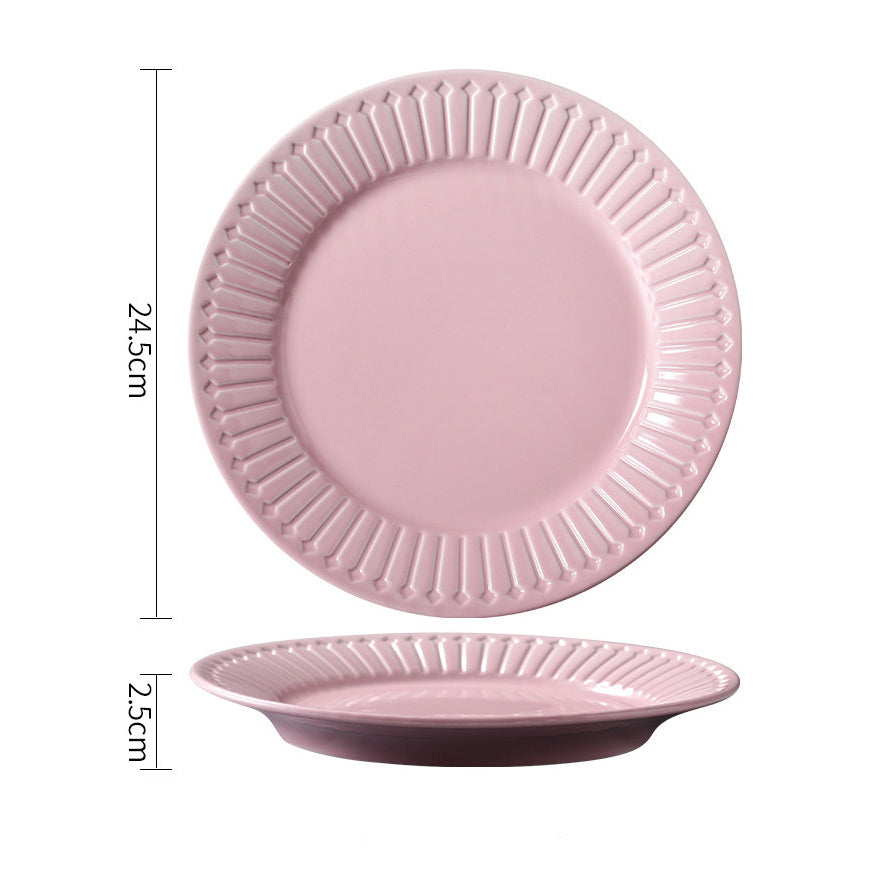 Royal Pasta Plate Pink 9 Inch Nestasia