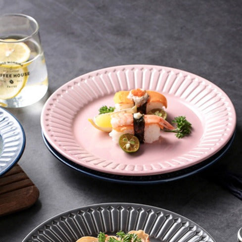 Royal Pasta Plate Pink 9 Inch Nestasia