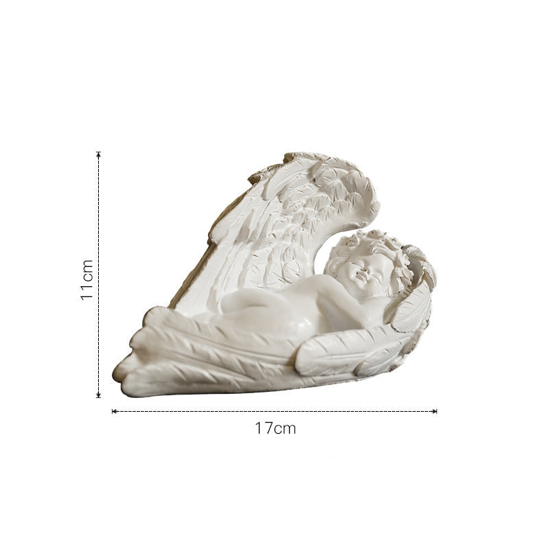 Sleeping Angel Statue White Nestasia