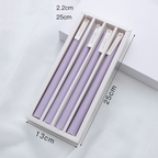 Colorful Candle Set of 4 Nestasia