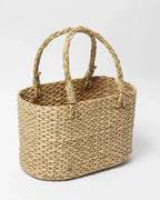 Natural Seagrass Fruit Storage Basket for Gifting, Kitchen, and Home Organization