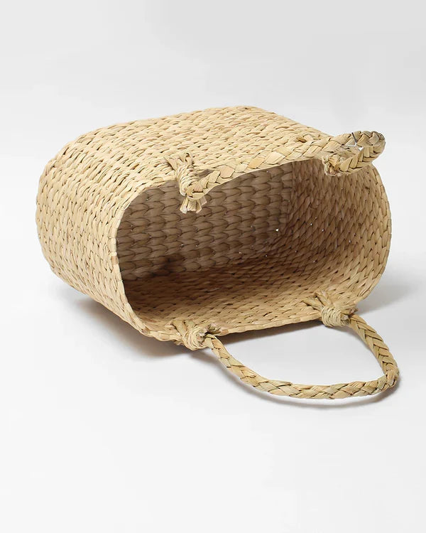 Natural Seagrass Fruit Storage Basket for Gifting, Kitchen, and Home Organization