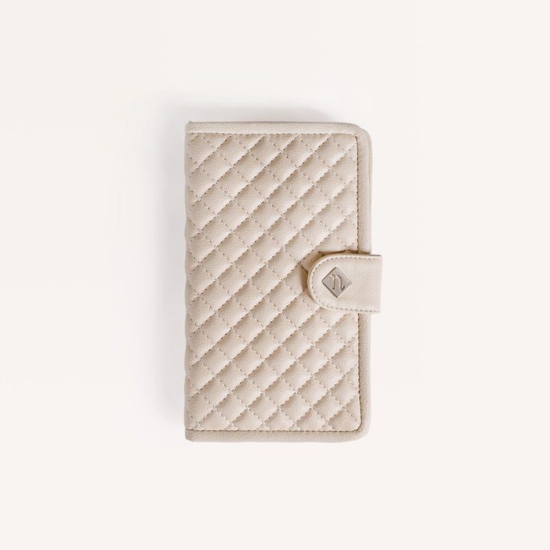 Off White Travel Wallet Nestasia