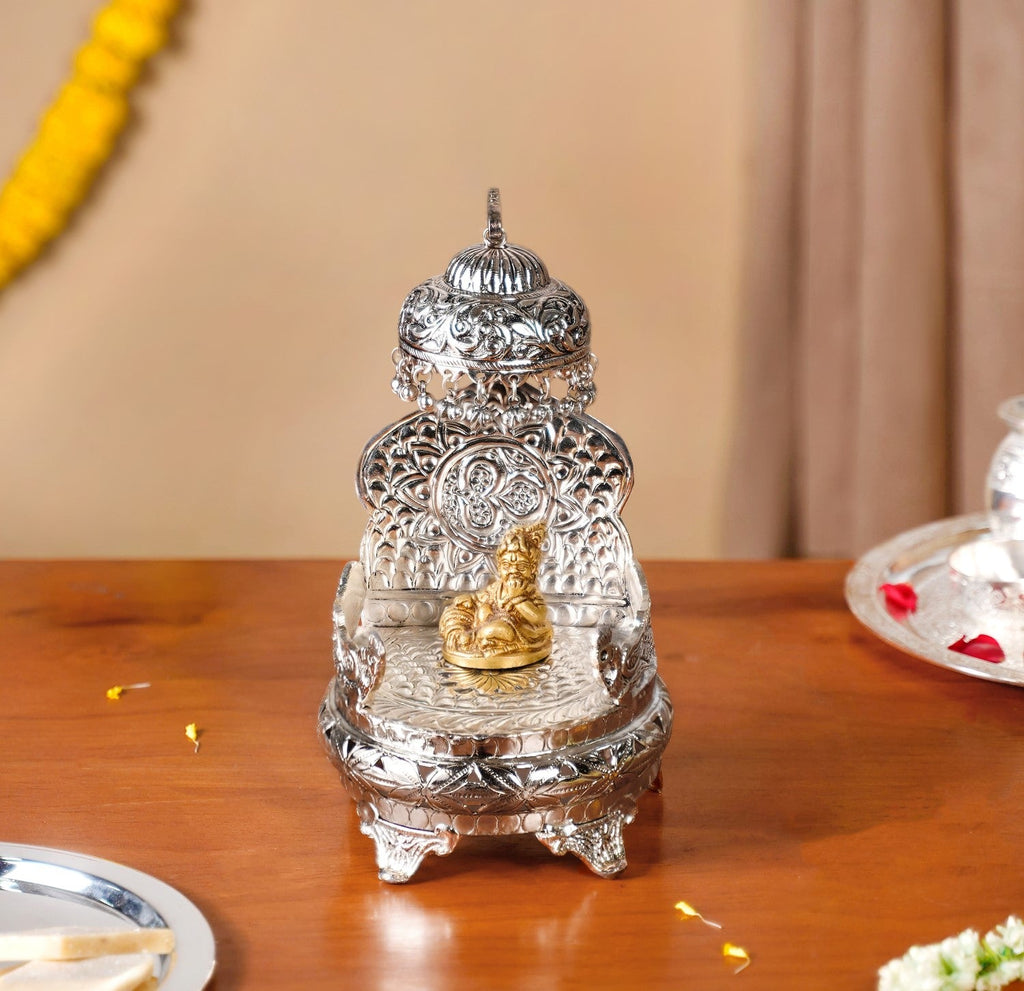 Singhashan With Detachable Divine Canopy Nestasia