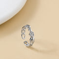 Only Hearts Finger Ring Silver Nestasia