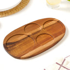 Matte Black Multi Bowl Serving Set Of 5 Nestasia