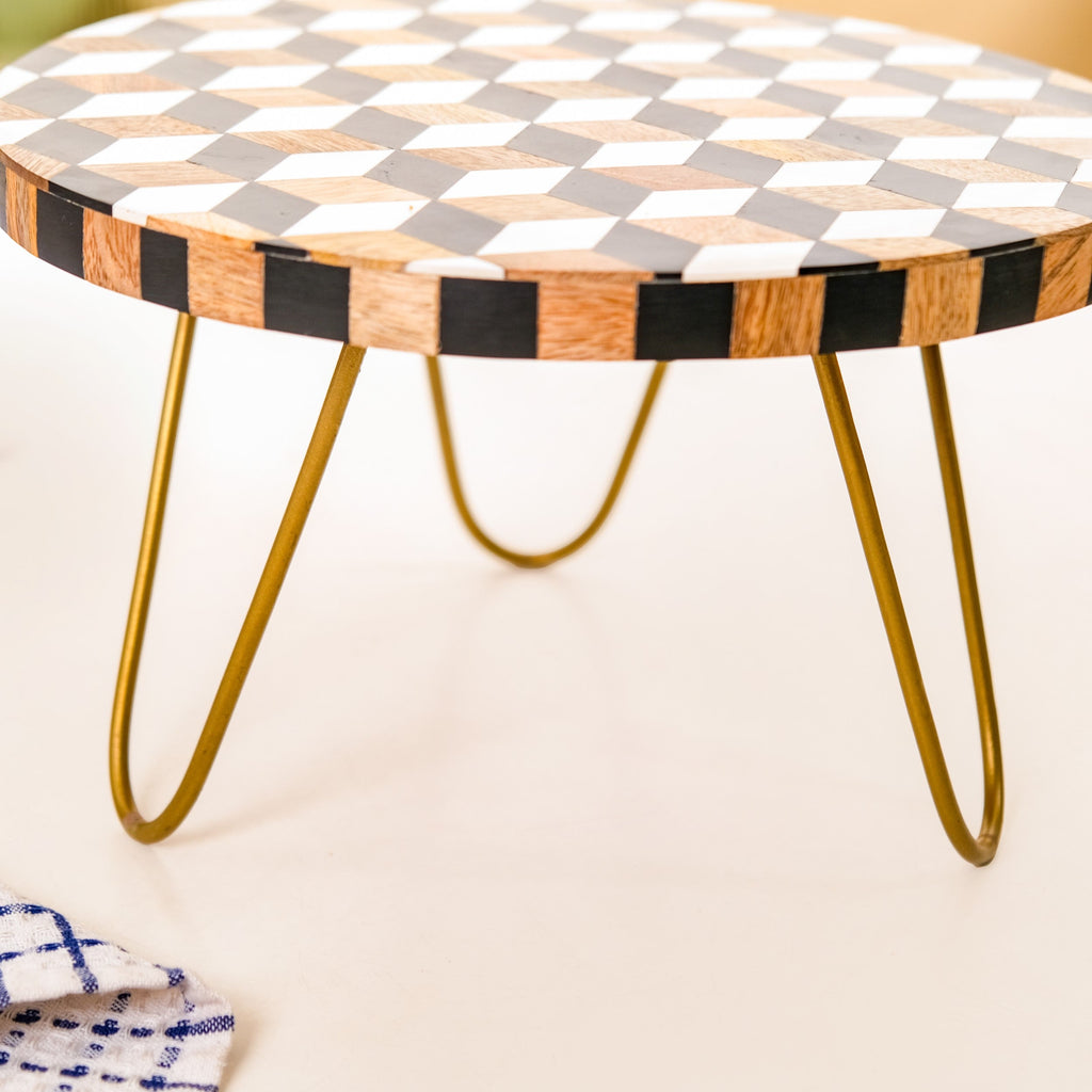 Fusion Mid Century Modern Riser Cake Stand Nestasia