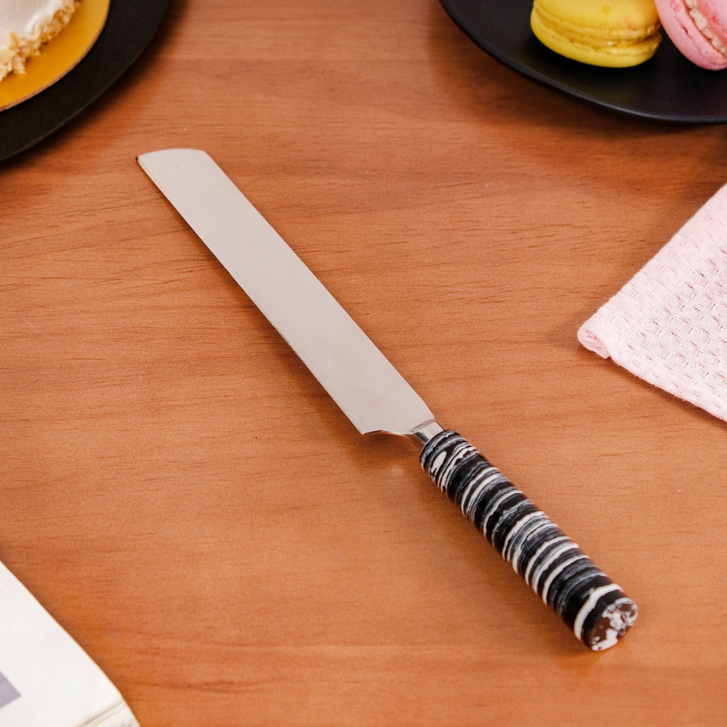 Marble Cake Knife And Server Set Of 2 Nestasia