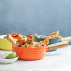 Orange Bowl with Handle Nestasia