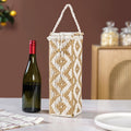 Organic Handwoven Bottle Holder Basket White Nestasia