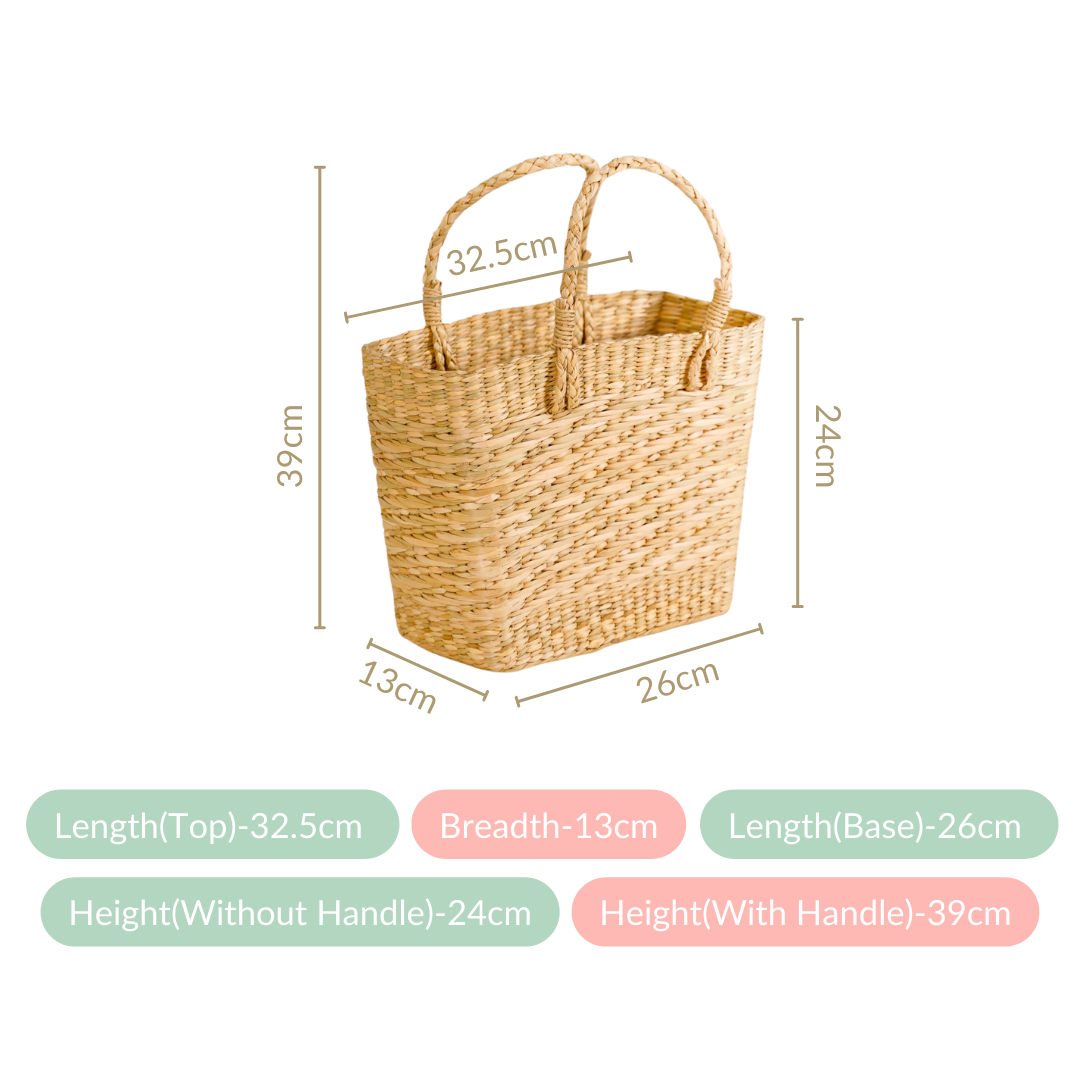 Organic Handwoven Kauna Basket Nestasia