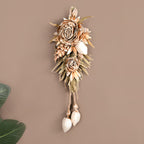 Organic Luxe Bloom Festive Wall Hanging Set Of 2 Nestasia