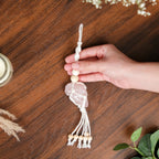 Pink Salt Macrame Wall Hanging Set Of 2 Nestasia
