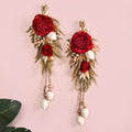 Organic Rose Festive Wall Decor Set Of 2 Nestasia