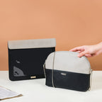 Multipurpose Sling Bag And Sleeve Set Of 2 Black Nestasia