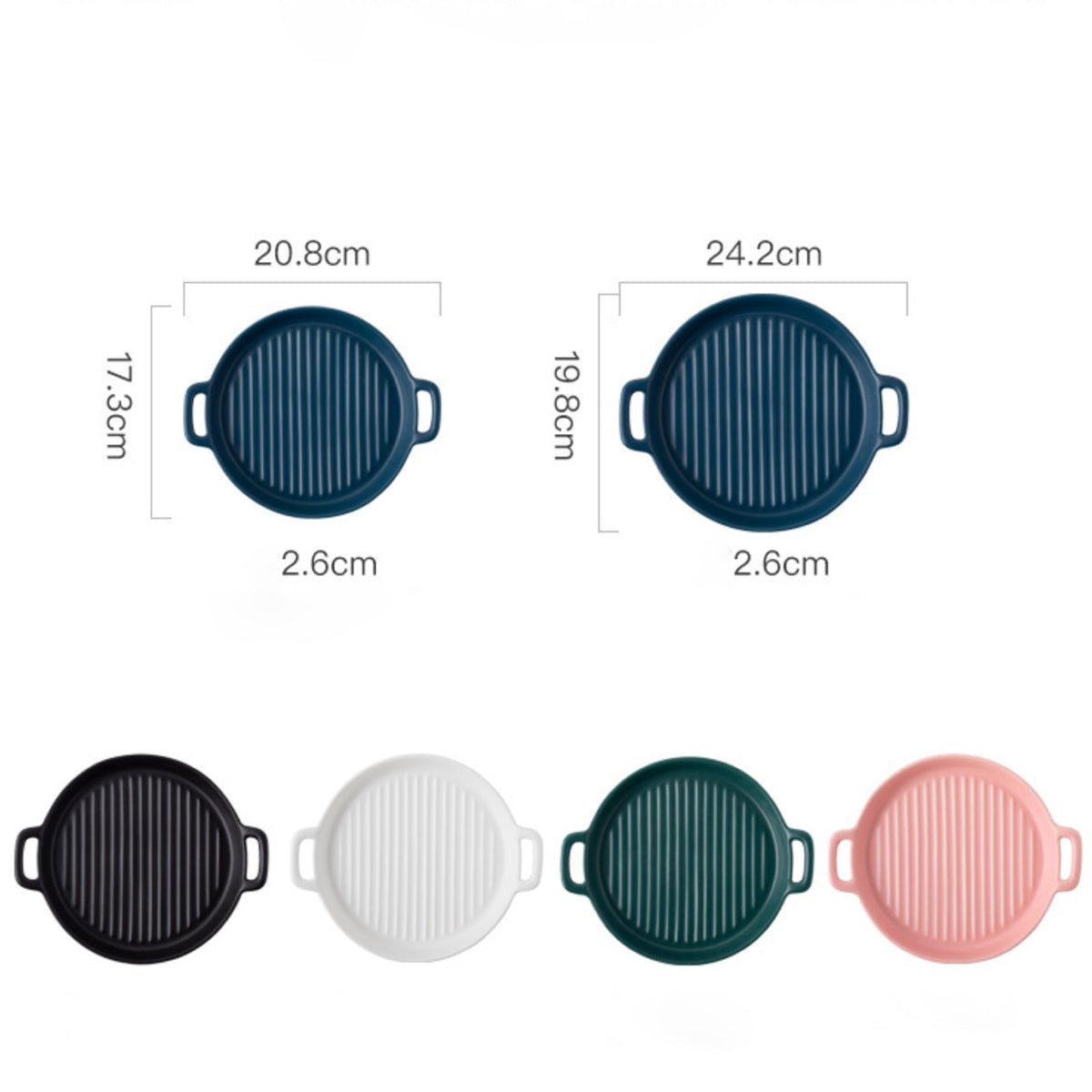 Blue Oven Plate Small Nestasia