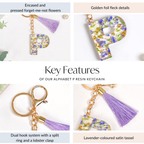 Petals And Glitter P Dual Hook Keychain Nestasia