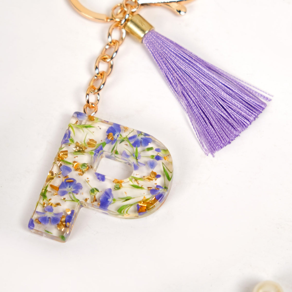 Petals And Glitter P Dual Hook Keychain Nestasia
