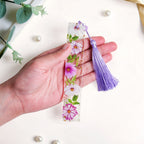 Petaled Pages Bookmark With Tassel Nestasia