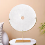 Disc Palm Leaf Luxe Table Decor Nestasia