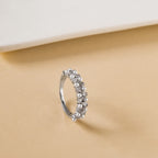 Pearl Bijou Ring Silver Nestasia