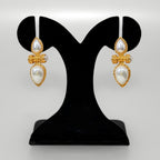 Pearl Teardrop Earrings Nestasia