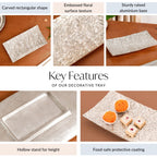 Petal Press Metal Decorative Tray Nestasia
