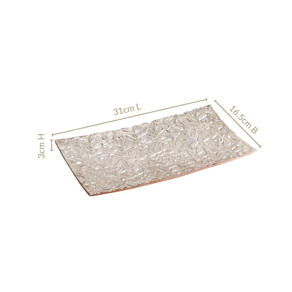 Petal Press Metal Decorative Tray Nestasia