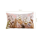 Petal Embroidered Cotton Cushion Cover 50x30cm Nestasia