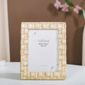 Textured Gold Photo Frame Large 9"x7" Nestasia