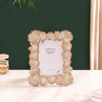 Palm Leaves Decorative Frame Gold Large 11"x8.5" Nestasia