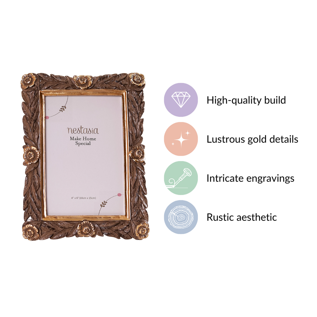 Small Victorian Photo Frame 8"x6" Nestasia