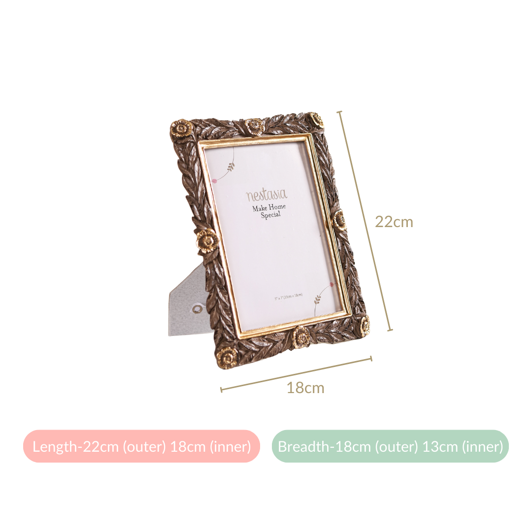 Victorian Photo Frame Large 8.5"x7" Nestasia