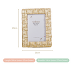 Luxe Resin Photo Frame Small 7.5"x6" Nestasia