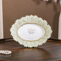 Fern Wreath Oval Photo Frame 8.5"x6.5" Nestasia